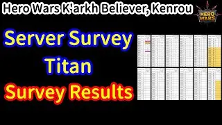 Server Survey. Titan. Survey Results | Hero Wars