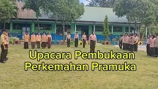 Upacara Pembukaan Perkemahan Anggota Pramuka SMP Negeri 1 Noling