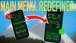 Complete redesign of main menu in the last devlog video