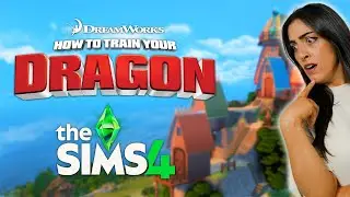 Building the Isle of Berk on the Sims 4