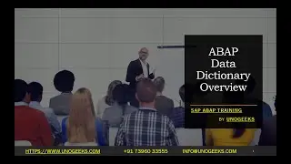 SAP ABAP Training | ABAP Data Dictionary Overview | SAP ABAP HANA