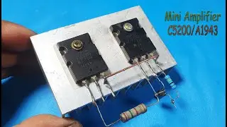DIY Powerful Ultra Bass Amplifier Of 2sc5200 &2sa1943 Transistors,Heavy Bass 200watt C5200 Amplifier