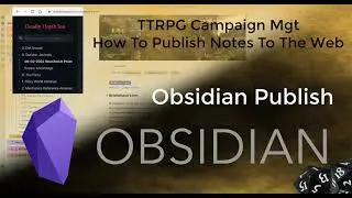 Obsidian Publish - How to publish content to a website!