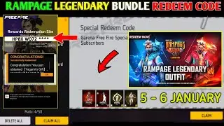 FREE FIRE REDEEM CODE TODAY 5 JANUARY REDEEM CODE FREE FIRE | FF REDEEM CODE TODAY 5 JANUARY FF