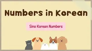 How to Count Numbers in Korean 1 to 10M | Sino Korean Numbers