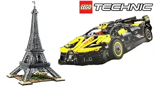 Новый эпичный эксклюзив Эйфелева башня 10307 и первое фото ЛЕГО Техник Bugatti 42151