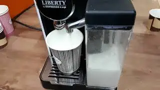 liberty הכנת קפה קפוצ'ינו במכונת