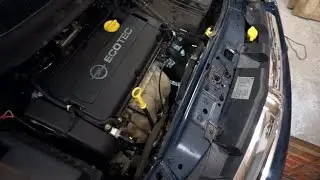 Замена прокладок маслоохладителя OPEL Astra, Zafira z16xer