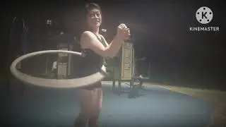 HULA HOOP EXERCISE/BODY LANGUAGE/fullbody#exercise#hulahoop#workout#everyone#ofwsingapore