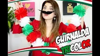 DIY Guirnalda tricolor PASO A PASO