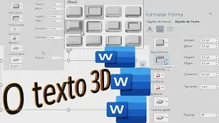Word = Como fazer um texto 3D no Word