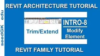 Autodesk Revit Tutorials ગુજરાતીમાં-Beginner Tutorial in Gujarati 8-Trim and Extend Commands