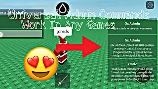 Universal Admin Commands | Hydrogen,Fluxus,arceus
