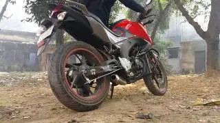 HONDA CB HORNET 160R EXHAUST SOUND