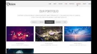 VISION - Bootstrap One page Parallax template