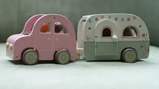 Little Dutch - Toy car with Caravan
