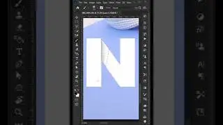 Nike Shoe Poster Design process in Photoshop 