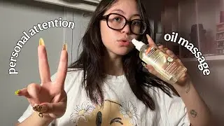 ASMR Lofi Hand & Body Massage Roleplay 💆‍♀️ Personal Attention + Oil Sounds