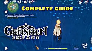 GENSHIN IMPACT (RETURN TO THE ABANDONED SHRINE AND USE THE MEMENTO LENS TO INVESTIGATE)