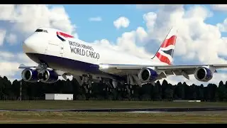 London - Bombay  B747 8I British airways cargo word
