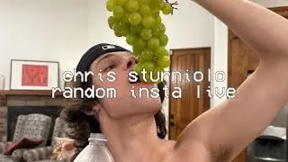 chris sturniolo insta live