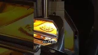 First time using my brand new #ooni pizza oven! Love it already. #pizza #cooking #shorts