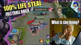 HANABI FULL LIFE STEAL/TROLLBUILD! WHAT? (EXPIREMENT) BY SLEEPYHAIRMAN
