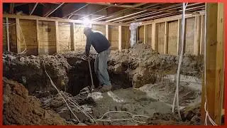 Digging Out 100 TONS of Soil in 5 Months to Build a Basement Under a House by 