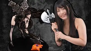 Steampunk angel figure and axe swinging gravure idol! Ft. ​