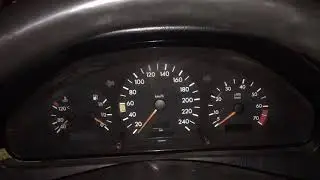 глюки приборной панели MB W202
