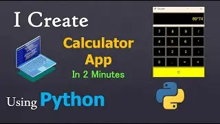 Python mini project with Tkinter GUI for Beginners | Calculator App in 2 Minutes 