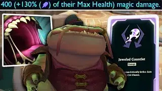 I HIT 130% MAX HP CRIT ON TAHM KENCH
