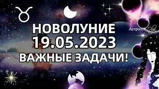 🌙НОВОЛУНИЕ в ♉️ТЕЛЬЦЕ 19.05.2023🔥ВАЖНЫЕ ЗАДАЧИ! ГОРОСКОП для ВСЕХ ЗНАКОВ. Астролог Olga