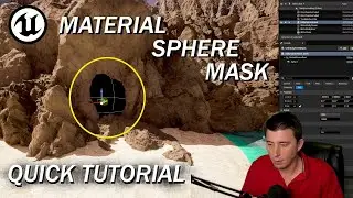 Cut Dynamic Hole in any Mesh Material (Aesthetic Only) - Material Sphere Mask - Quick Tutorial