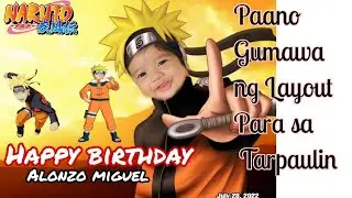 How to make Tarpaulin layout using your mobile Phone |PICSART
