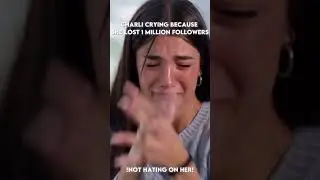 Charli D'amelio Crying Over Losing 1 Million Followers...  