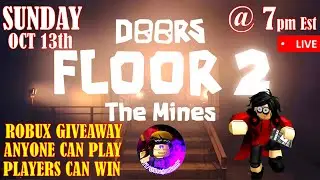 R$ Giveaway DOORS FLOOR 2 | Fans Play Live ep 6