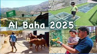 Best places to visit in AL BAHA with details||Zipline |Glassbridge| Raghadan park