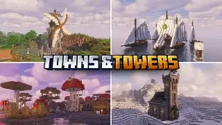 The Village & Outpost Overhaul Minecraft Needed | Towns and Towers