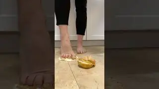 Pastry, barefoot crush | ASMR & CRUSHING