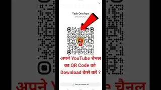 How To Create QR Code for YouTube Channel #shorts #qrcode #qrcodegenerator