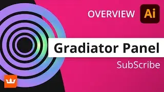 Finer gradient control in Adobe Illustrator | Gradiator Panel Overview | Astute Graphics