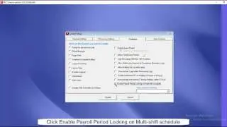 ENABLE PAYROLL PERIOD LOCKING (Reports Module)