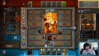 Flake gets a little too excited for Scorch - Gwent