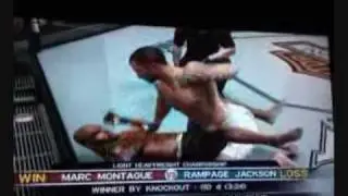 UFC Undisputed 2009 Quinton Rampage Jackson Knocked Out in Full Mount!