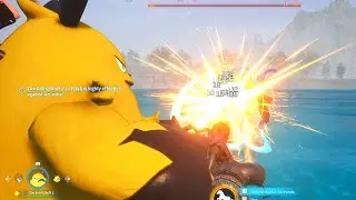 Palworld Grizzbolt's Minigun vs Azurobe