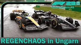 REGENCHAOS in Ungarn😱- völlig IRRE Strategien II #8 F1 23 FAHRERKARRIERE