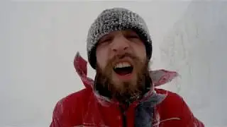 Петрос (ночевка на горе)видимость нулевая сильный ветер(день2) зимние карпаты