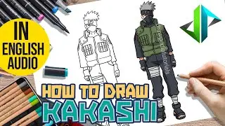 [DRAWPEDIA] HOW TO KAKASHI FROM NARUTO - STEP BY STEP DRAWING TUTORIAL