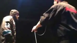 Historic 3 way rap battle featuring Dirtbag Dan, Caustic and Frank Stacks